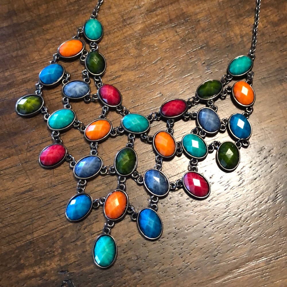 Multicolored Statement Necklace